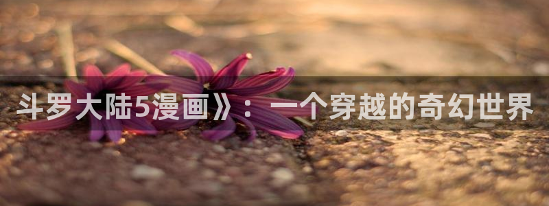 韩漫免费阅读漫画软件：斗罗大陆5漫画》：一个穿越的奇幻世界